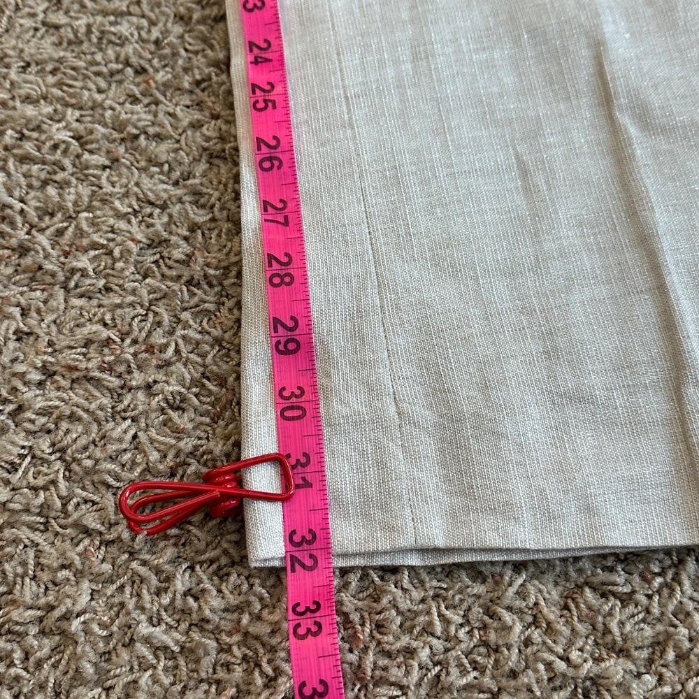 The Limited Cassidy Fit Beige Shimmer Pants - 8R Lined - Picture 5 of 16